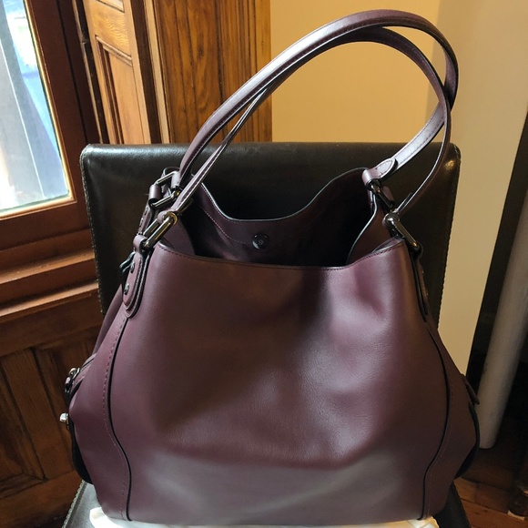 coach edie 42 oxblood